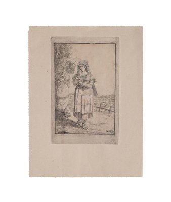 Bartolomeo Pinelli, Roman Costume, Etching, 1831-ZCI-872200