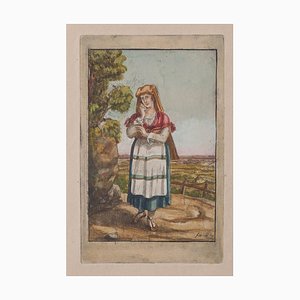 Bartolomeo Pinelli, Roman Costume, Etching, 1831-ZCI-871620