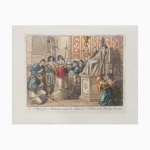 Bartolomeo Pinelli, The Holy Father, Adoration, Etching, 1850-ZCI-885385