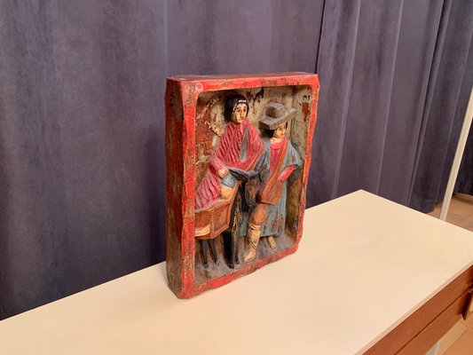 Bas-Relief, 1960s, Wood-VQM-1403020