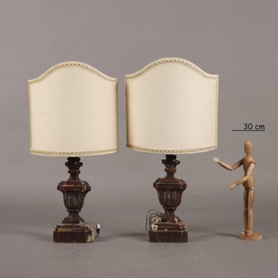 Bas-Relief Converted Vase Table Lamps, Early 19th Century, Set of 2-VMM-2041494