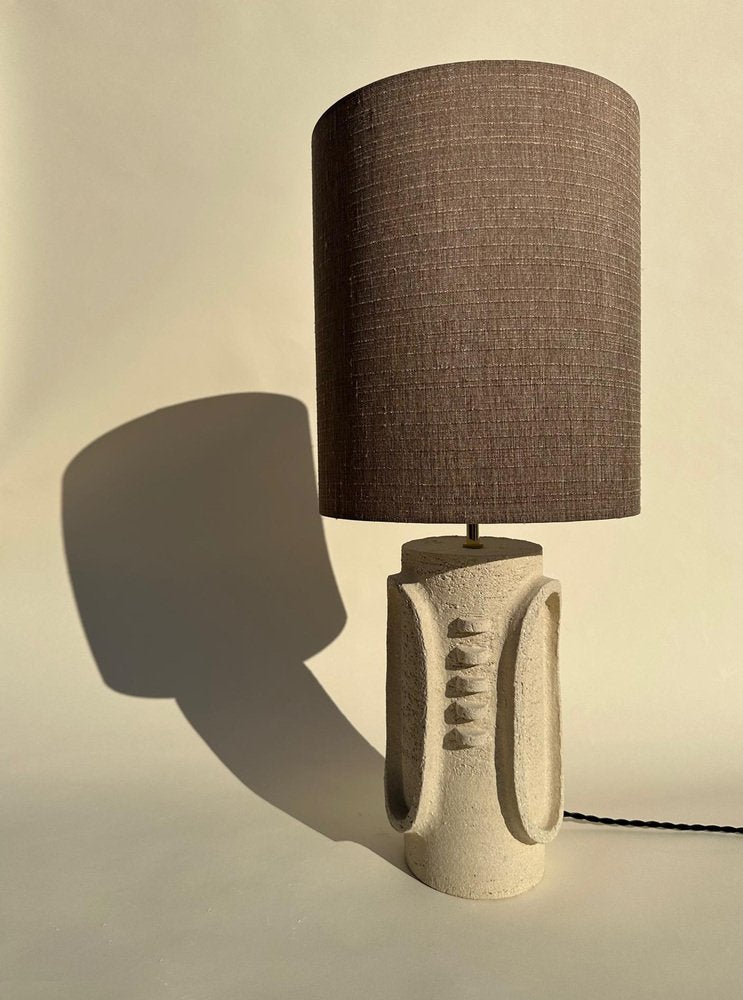 Bas Relief Table Lamp by Olivia Cognet