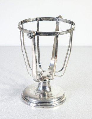 Basculant Boat Bottle Holder in Silver Plate-OJE-1818968