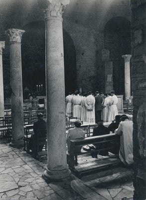 Basilica, Italy, 1950s, Black & White Photograph-DYV-1236161