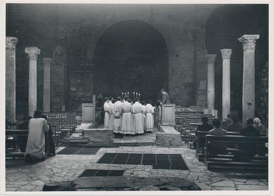 Basilica, Italy, 1950s, Black & White Photograph-DYV-1236158