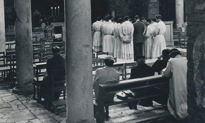 Basilica, Italy, 1950s, Black & White Photograph-DYV-1236161