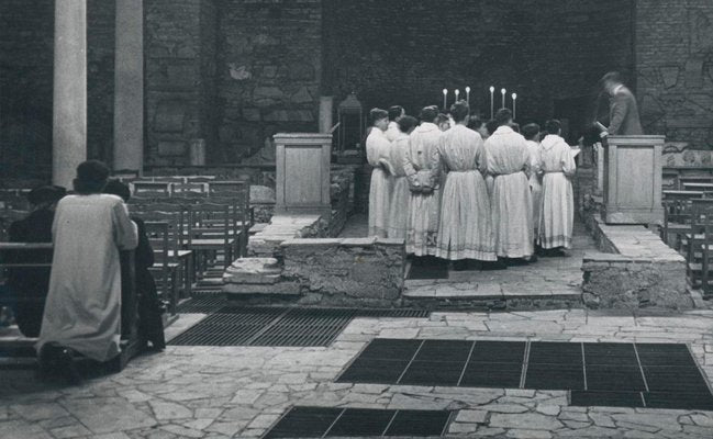 Basilica, Italy, 1950s, Black & White Photograph-DYV-1236158