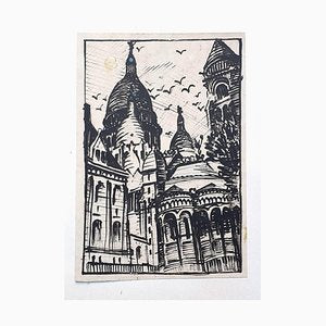 Basilica of the Sacred Heart of Paris - Original Drawing - 1950 ca. 1950 ca.-ZCI-758589