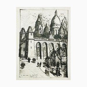 Basilica of the Sacred Heart of Paris - Original drawing - 1970 1970-ZCI-758588