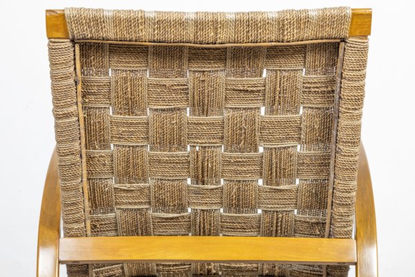 Basket in Beech and Rope, 1950s-LMR-1299614