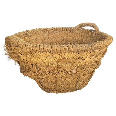 Basket in Rattan, Italy, 1970s-UR-1734462