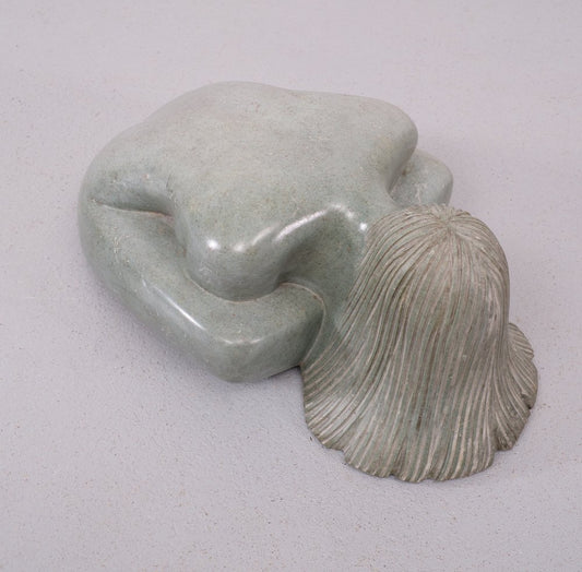 Bather Sculpture by Gregory Mutasa, Zimbabwe, 1990s