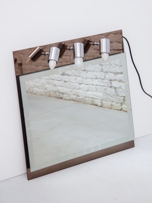 Bathroom Illuminated Mirror from Isa, Italy, 1970s-KL-1804763