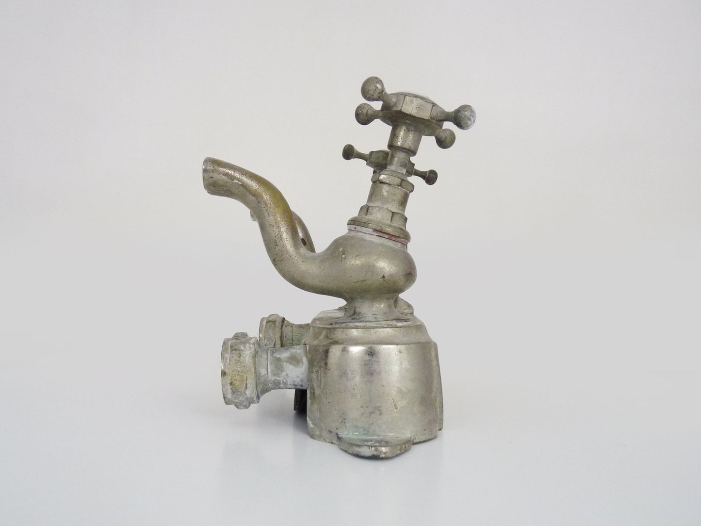 Bathtub Tap in Silver Bronze, 1930s