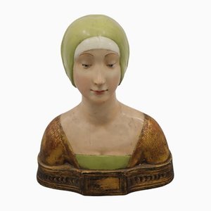 Battista Sforza Duchess Bust of Urbino by Mino Da Fiesole, 1940s-JWH-1138918