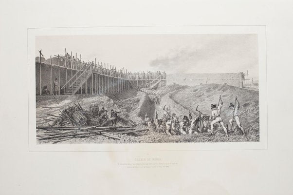 Battle Scene - Original Lithograph by Auguste Raffet - 1859 1859-ZCI-768664