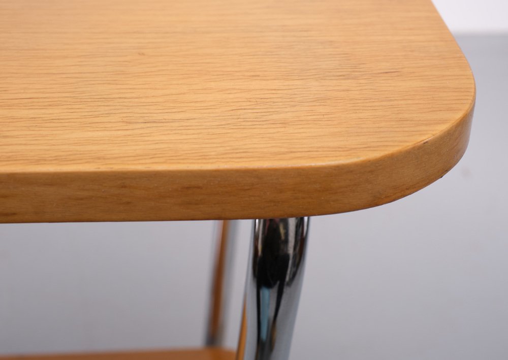 Bauhaus 2-Tier Side Table, Germany, 1930s