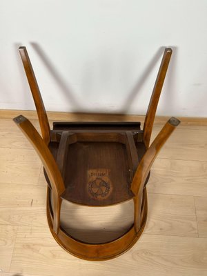 Bauhaus Armchair by Rockhausen, Polished Wood, Germany circa 1930-NNB-1168385