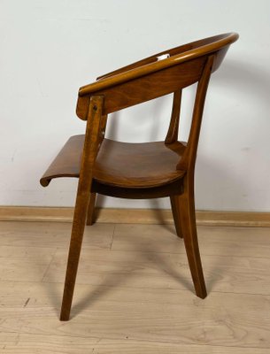 Bauhaus Armchair by Rockhausen, Polished Wood, Germany circa 1930-NNB-1168385