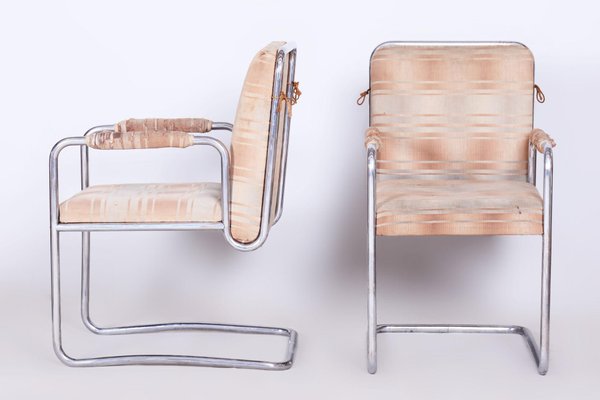 Bauhaus Armchairs by Karel E. Ort for Hynek Gottwald, Czechia, 1930s, Set of 2-WHY-1734485