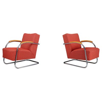 Bauhaus Armchairs by Mucke & Melder, 1930s, Set of 2-TRW-1747901