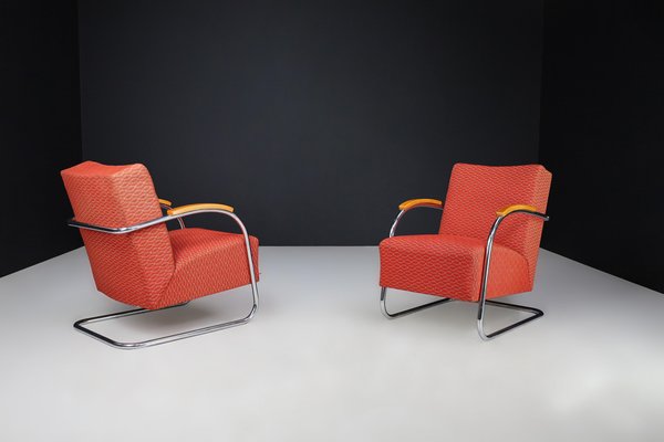 Bauhaus Armchairs by Mucke & Melder, 1930s, Set of 2-TRW-1747901