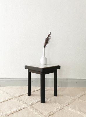 Bauhaus Art-Deco Flower Side Table in Marble, 1930s-FW-1819165