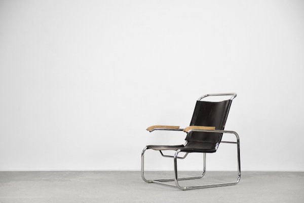 Bauhaus B35 Chair by Marcel Breuer for Thonet, 1930s-ZAA-1088036