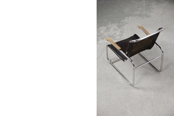 Bauhaus B35 Chair by Marcel Breuer for Thonet, 1930s-ZAA-1088036