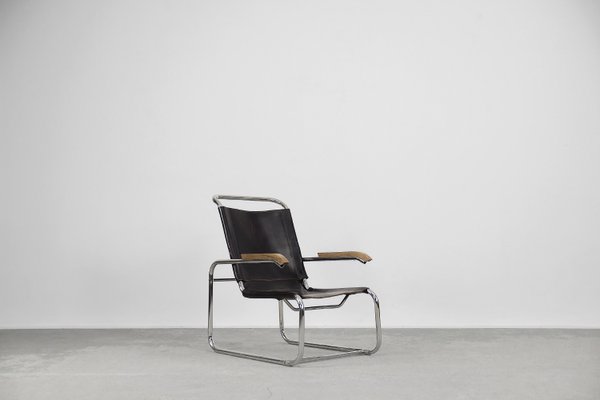 Bauhaus B35 Chair by Marcel Breuer for Thonet, 1930s-ZAA-1088036