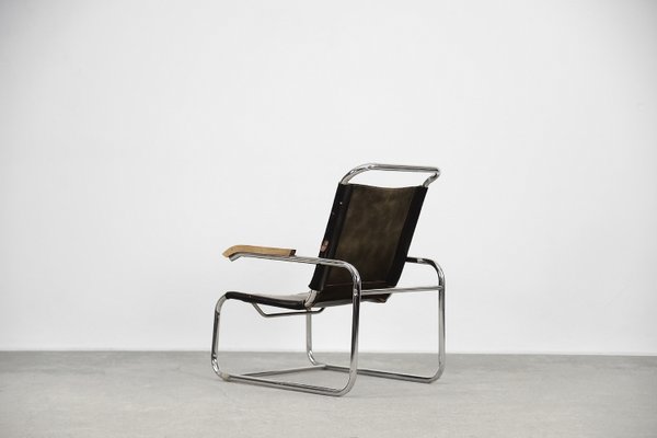 Bauhaus B35 Chair by Marcel Breuer for Thonet, 1930s-ZAA-1088036