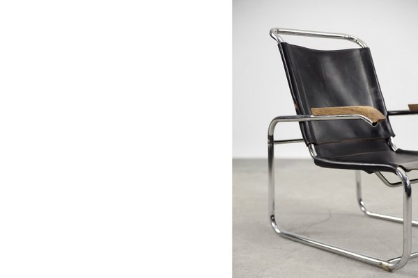 Bauhaus B35 Chair by Marcel Breuer for Thonet, 1930s-ZAA-1088036