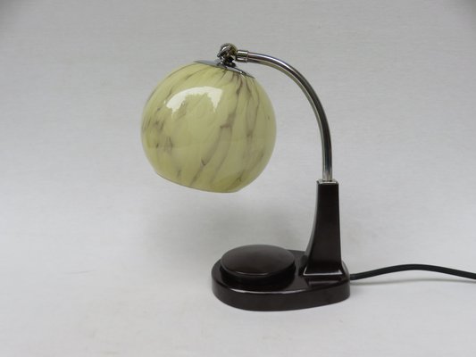 Bauhaus Bakelite Table Lamps by Marianne Brandt for GMF, 1920s, Set of 2-EY-548296