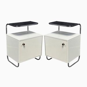 Bauhaus Bedside Tables from Kovona, 1940s, Set of 2-XSL-2020693