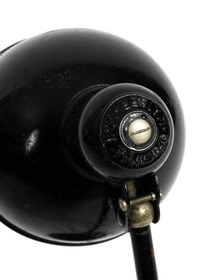 Bauhaus Black Metal Model 6551 Table Lamp by Christian Dell for Kaiser Idell, 1940s-RR-695109