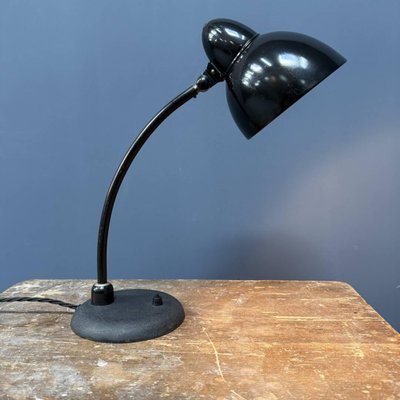 Bauhaus Black Table Light from Beha, 1930s-NPL-2022258