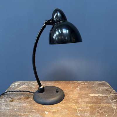 Bauhaus Black Table Light from Beha, 1930s-NPL-2022258