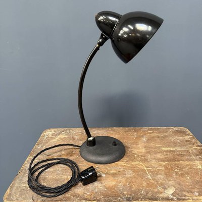 Bauhaus Black Table Light from Beha, 1930s-NPL-2022258