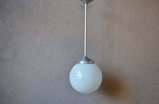 Bauhaus Boule Ceiling Lamp, 1940s-AIU-666108