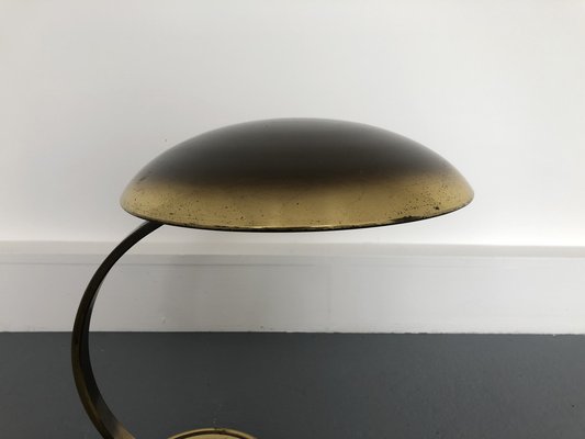 Bauhaus Brass Model 6751 Desk Lamp by Christian Dell for Kaiser Leuchten, 1950s-JWH-1450813