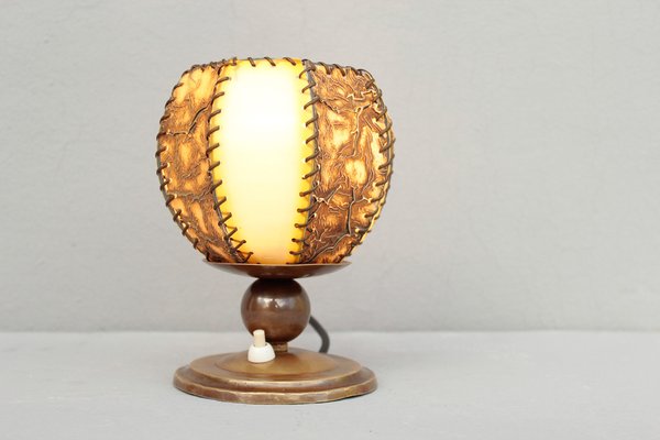 Bauhaus Brass Table Lamp, 1930s-DUM-1752144