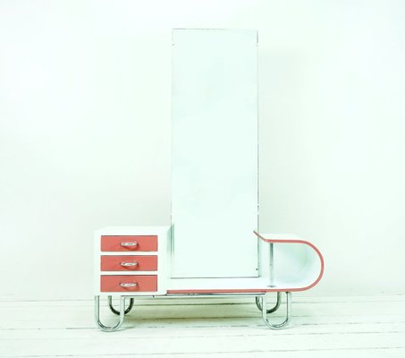 Bauhaus Chest of Drawers with Mirror, 1930s-FHJ-715549