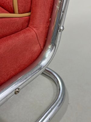 Bauhaus Chrome and Leather Armchair from Mücke-Melder, 1930s-XSL-2032208