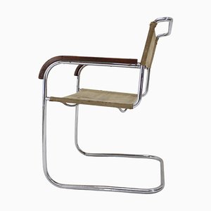 Bauhaus Chrome B34 Armchair by Marcel Breuer for Mücke & Melder, 1930s-TZ-1123940