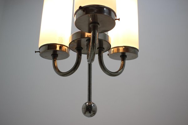 Bauhaus Chrome Ceiling Lamp, 1930s-TZ-774593