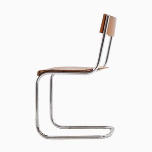 Bauhaus Chrome Childrens Chair-TZ-1231983