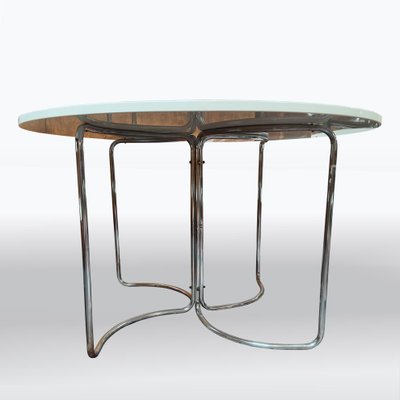 Bauhaus Chrome Dining Table from Sab, 1930s-XSL-2034846