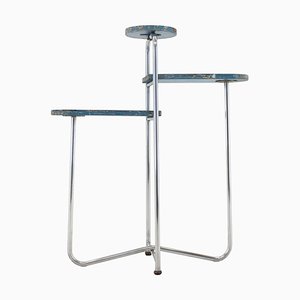 Bauhaus Chrome Shelf / Flower Table by Rudolf Vichr, 1930s-TZ-891668