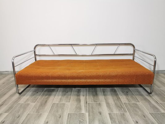 Bauhaus Chrome Sofa by Robert Slezak for Slezak Factories, 1930s-QJA-1741512