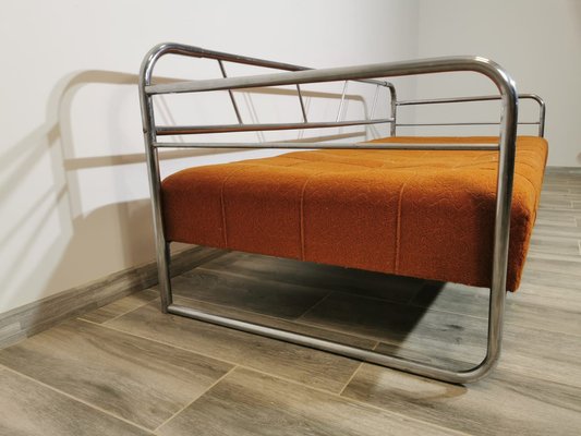 Bauhaus Chrome Sofa by Robert Slezak for Slezak Factories, 1930s-QJA-1741512